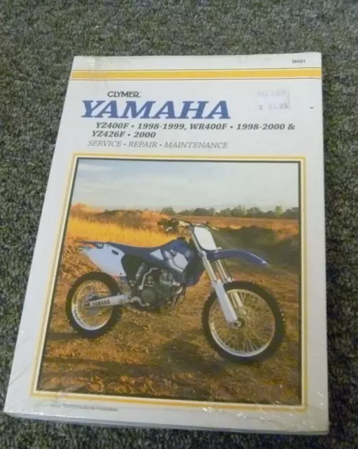 2000 Clymer Yamaha YZ426F Dirt Bike Motorcycle Shop Service Repair Manual M491