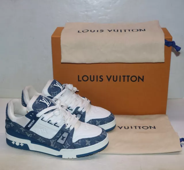 Louis Vuitton Monogram Sneakers Authentic Size 7.5LV Fits 9 US Mens Shoes  New