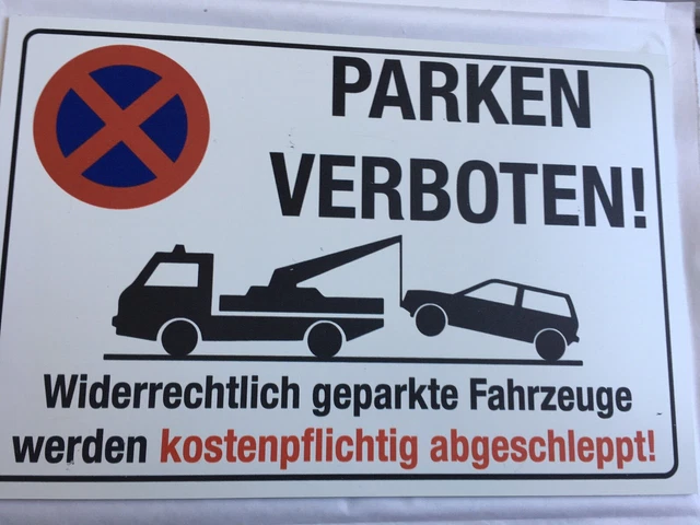 Schraffierte Parkverbotsschild Parken Wieviel Kostet Es picclick.de
