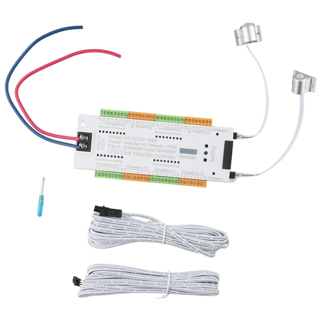 Motion Sensor Led Controller MOTION SENSOR LED-CONTROLLER Step System ??350w 32-channel Stair Sensor ...