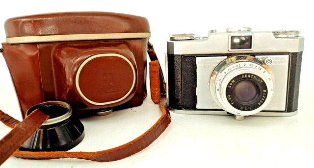 Appareil Photo ROYER SAVOY – Objectif SOM BERTHIOT 50mm – Avec étui Et Notice