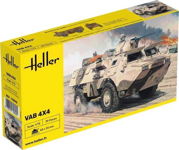 Maquette Kit de démarrage avec peinture et accessoires - Véhiucle VAB 4x4 - Ukraine HELLER HEL57130 | Collect World