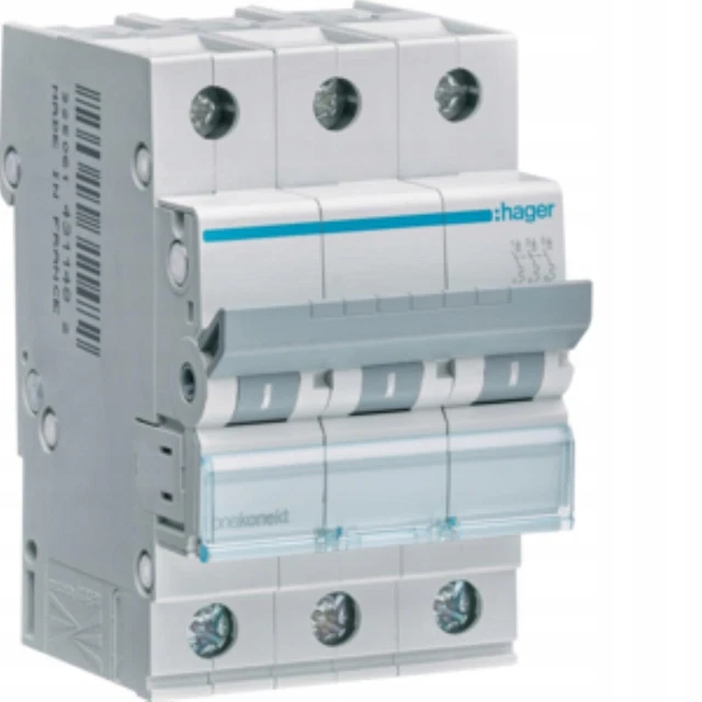 HAGER Disjoncteur 6kA 3P C 40A MCN340E / #A H0DY 1840