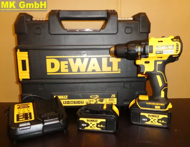 DeWALT DCD 777 M2 Akku-Bohrschrauber, 2x 18V-4,0Ah Li-Ion Akku + Lader + TSTAK