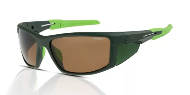 O'Neill ONS-9018 2.0 Homme Lunettes de Soleil 107P Mat Vert Citron / Miroir Vert