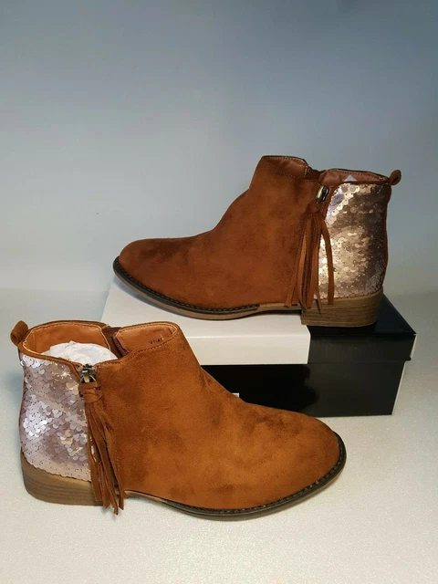 👢 boots, bottines à talons Vices-verso couleur camel pointure 39