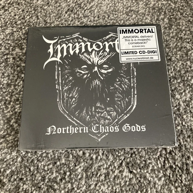 IMMORTAL-"NORTHERN CHAOS GODS" CD 1ST PRESS 2018 LIMITED EDITION DIGIPAK. New.