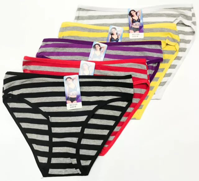 Lot 5 Women's Hipster Boyshort Girl Panties Bikini Underwear Size M L XL (#C120)