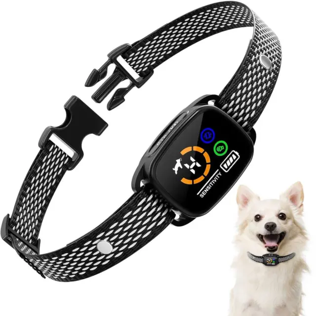 Dog Bark Collar - Rechargeable Smart anti Barking Collar for Dogs - Waterproof N