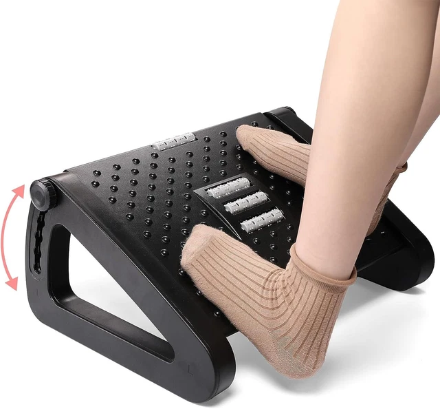 Fußstütze Schreibtisch Fußablage Fußbank Fußhocker Ergonomisch für Zuhause/Büro#