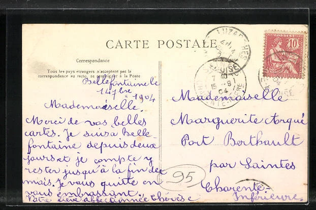 CPA Luzarches, L´Eglise,  vue de l'Église 1904 2