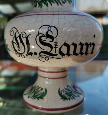 Apotheker - altes, wunderschönes, handbemaltes Gefäß für OL. LAURI aus Keramik 5