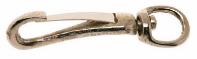 T7606502 Swivel Spring Snap, Nickel Finish, #437, 3/8-In. - Quantity 10