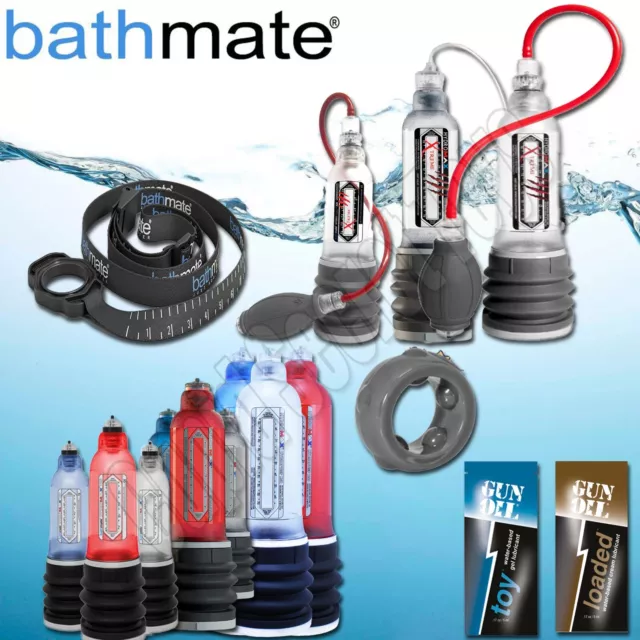 New Bathmate Hydromax Xtreme Water Pump Bundle 3 5 7 8 9 11 Penis Enlarger