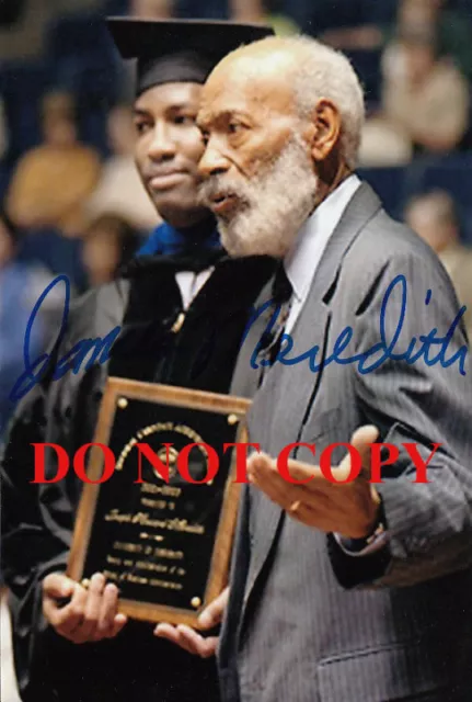 James Meredith Civil Rights Activist SIGNED 4x6 PHOTO AUTOGRAPHED