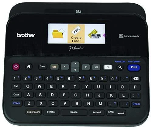 Brother P-Touch Label Maker PC-Connectable Labeler PTD600 Color Display High-...