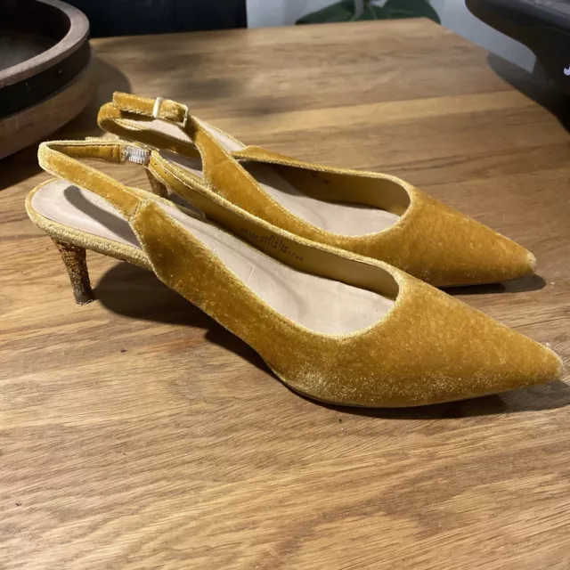 Marks and spencer yellow shoes sale