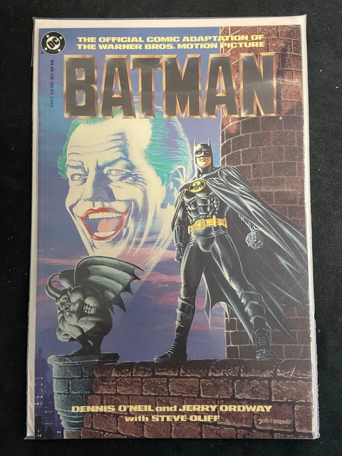 "Batman" Official Comic Adaptation of Warner Bros Movie DC 1989 - Bag/Board MINT