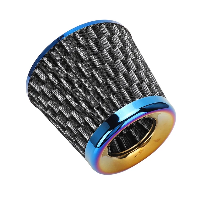 Filtro aria testa fungo testa in fibra di carbonio 76 mm/2,99 pollici lega di alluminio modificata