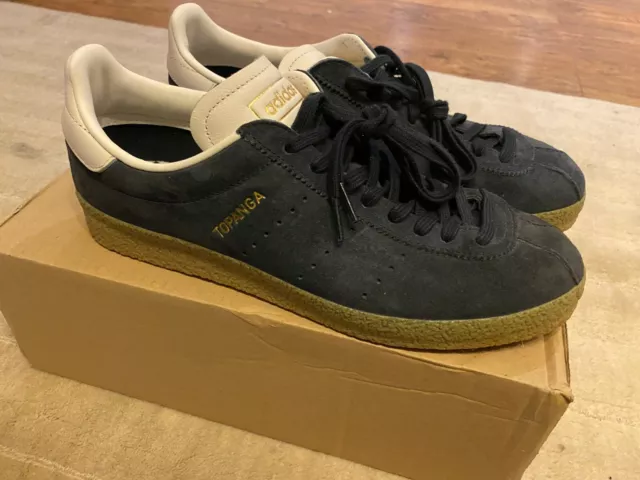 ADIDAS TOPANGA SIZE 8 UK Originals Blue Gum Clean Mens Trainers