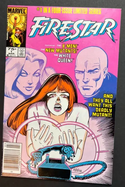 Firestar #1 NM- 9.2 Marvel Comics 1st Newsstand White Queen & Professor X 1986