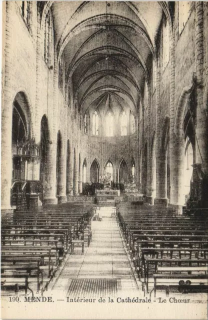 CPA AK Mende Interieur de la Cathedrale FRANCE (1172991)