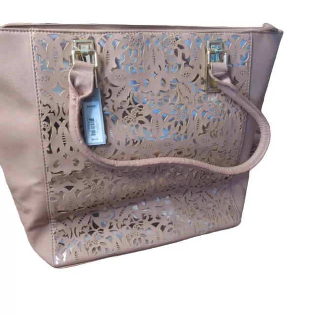 APT 9 Tan Faux Leather Tote Handbag - NWT MSRP $69