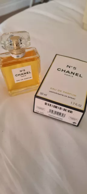 Chanel Paris No 5 50ML NEW WITH BOX Eau De Toilette Spray 3145891254303