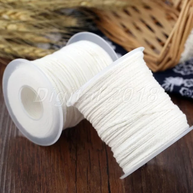 1 Roll Cotton Candle Wicks For Home Decor Candles Making Supplies Candle Holder