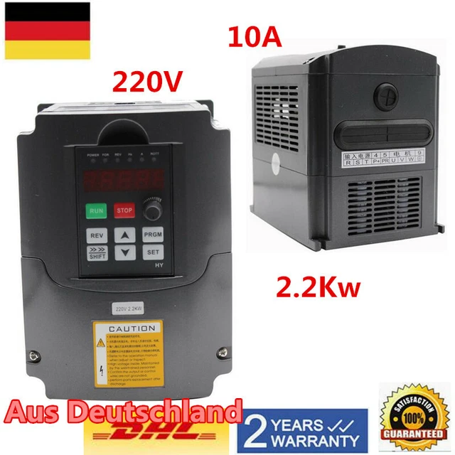 Azionamento A Frequenza Variabile 2,2 KW Convertitore Di Frequenza 3 HP 12 A 220 V Ingresso Monofase Uscita Trifase 92414784