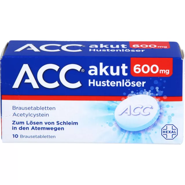 ACC akut 600 mg Hustenlöser Brausetabletten, 10 St. Tabletten 6197481