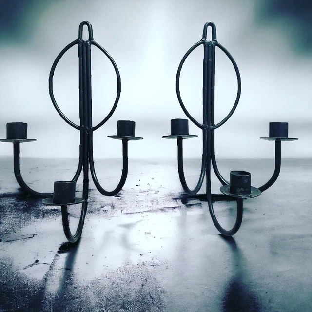 Il mio ferro battuto: Candelabri, portabottiglie e portaombrelli in