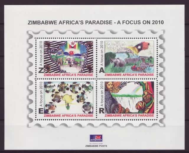 Zimbabwe 2010 Tourism / Africa's Paradise, mini-sheet MNH | Simbabwe