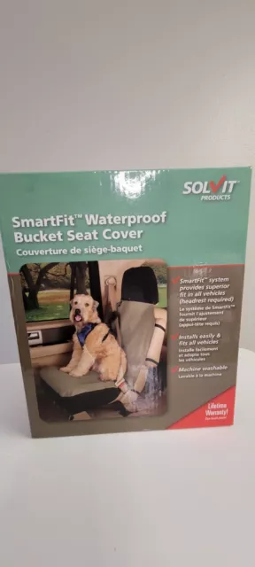 Solvit SmartFit Waterproof BUCKET SEAT Cover for Pets - NEW