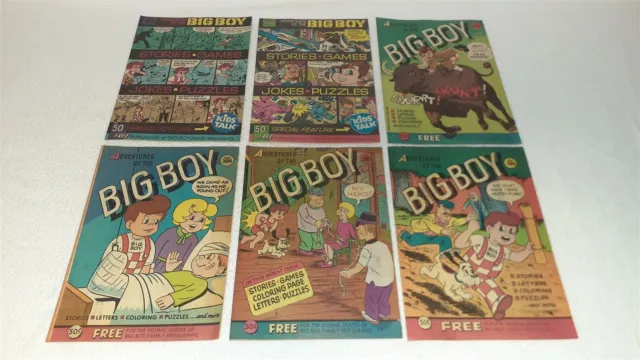 Adventures of The Big Boy Comic Book: 6 Issues No. 375 378 380 384 385 386