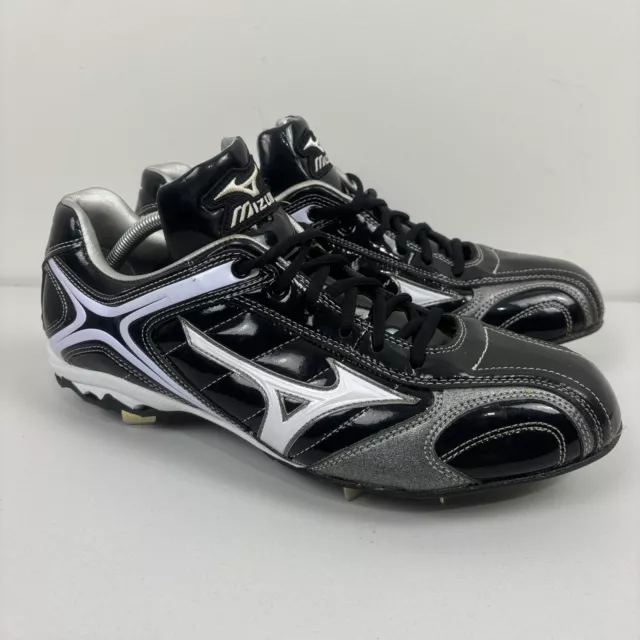 Mizuno Baseball Shoes Size US 10.5 JP 28.5 Men’s Black No Insoles