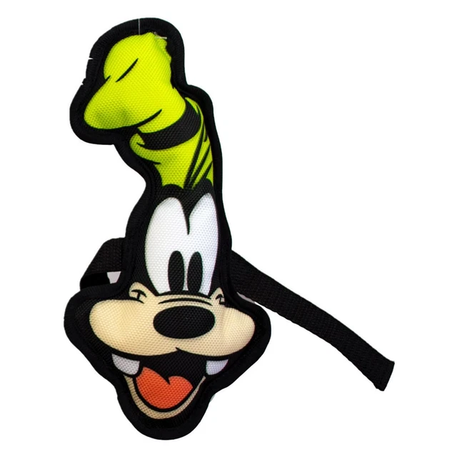 DISNEY GOOFY TOUGH Plush Dog Toy Squeaky Chew Squeaker Pet Mickey Mouse
