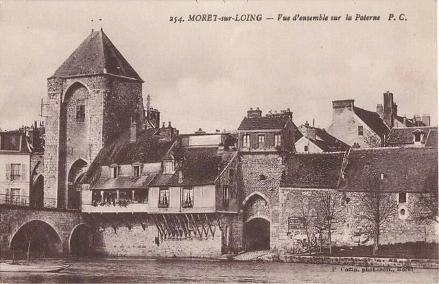 CPA 77 Env. Fontainebleau Ecuelles Montigny Episy MORET S/LOING Vue s/la Poterne