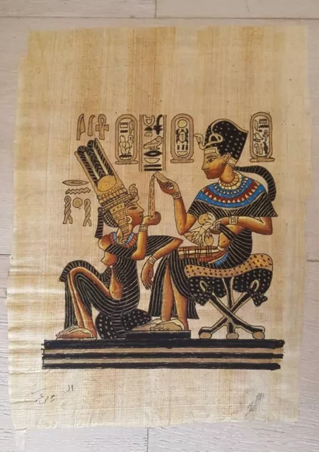 DISEGNO SU AUTENTICO papiro egiziano EUR 20,00 - PicClick IT