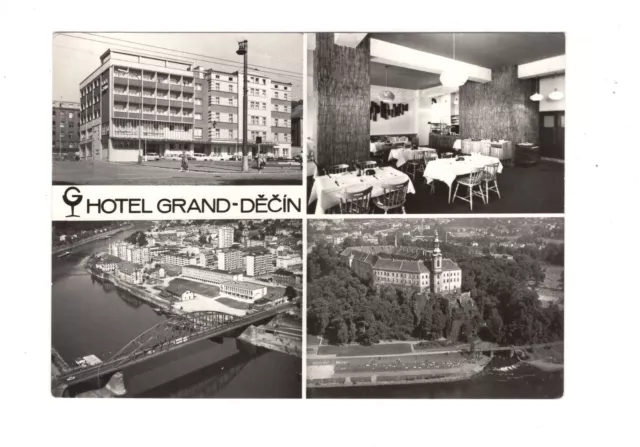 AK Ansichtskarte Hotel Grand / Decin / Tschechien