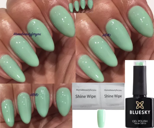 Bluesky Gel Nail Polish Mint Green Summer Led Uv Soak Off Mint Convertible 80569