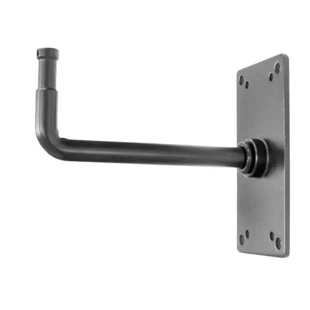 Right-Angle Baby-Pin Wall Mounted Steel Plate Stand with Stud Spigot 5/8"