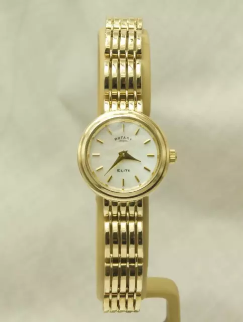 ROTARY ELITE LADIES 9carat 9k Gold Watch Full UK Hallmarks with Guarantee 950.00 PicClick UK