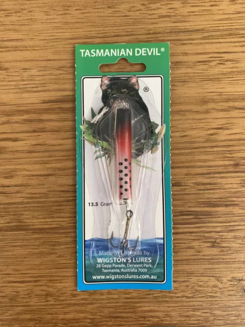 TASMANIAN DEVIL LURE No 31 Red Bumblebee. Wigston, Tassie $20.00 - PicClick  AU