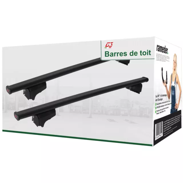 Barres de toit complètes acier pour Peugeot 406 Break G3 Clop NEUF