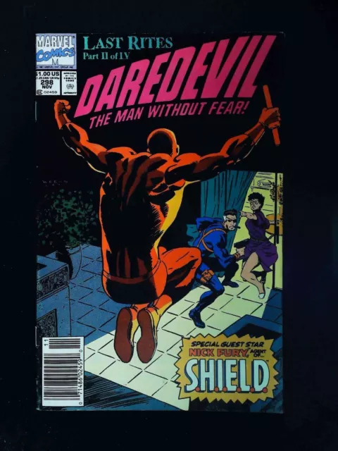 Daredevil #298  Marvel Comics 1991 Vf Newsstand
