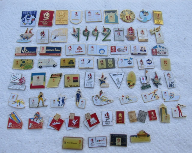 Lot De 17 Pin's - Jeux Olympiques D'Albertville 1992 - Collection