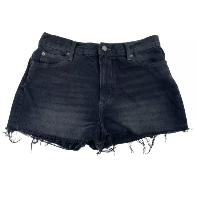 BDG Urban Outfitters Cut-Off High-Rise Denim Jean Shorts 100% Cotton Black sz 31
