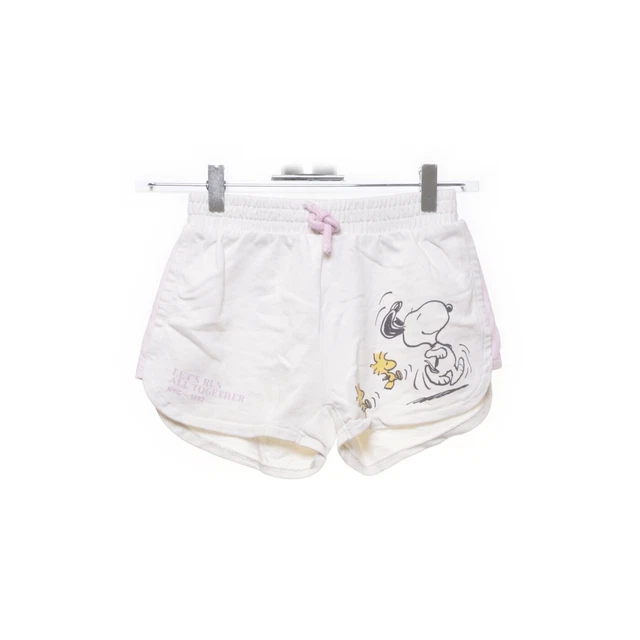 Zara x Peanuts, Freizeitshorts, Größe: 140, Off-White, Baumwolle, Sonstiges
