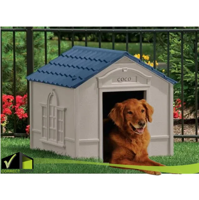 EXTRA-LARGE DOG HOUSE Kennel For 100 LBS Pet Outdoor Heavy Duty Shelter DogHouse